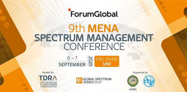Taking place this week: The 9th MENA Spectrum Management Conference in Abu Dhabi